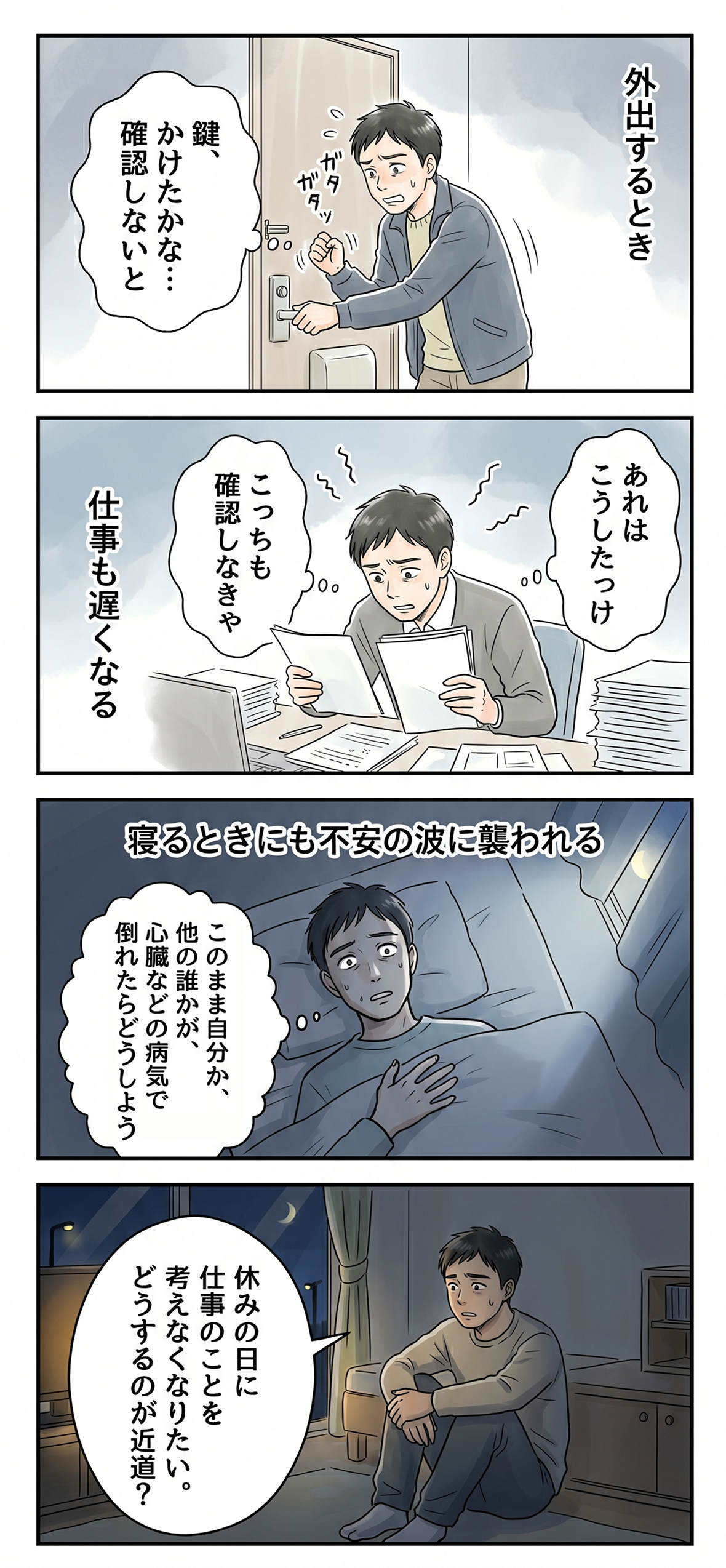 心配性すぎて不安になることがつきない