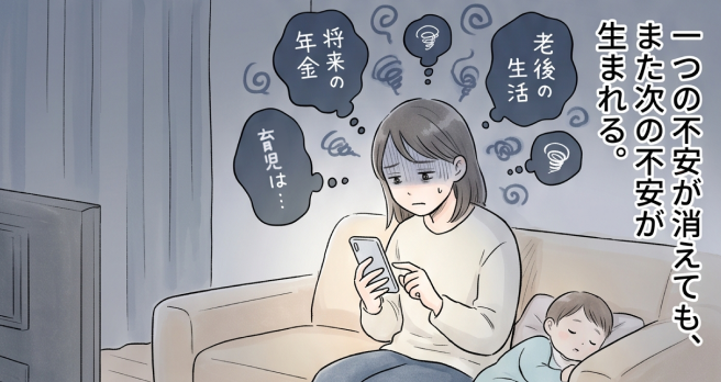 不安が強く、日常生活に影響しつつあります