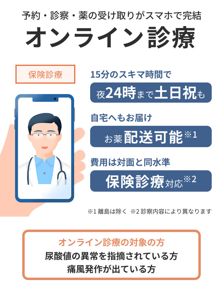 予約・診察・薬の受け取りがスマホで完結 オンライン診療